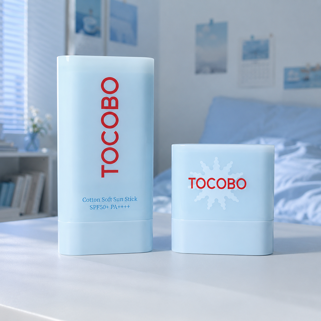 Tocobo MINI Cica Cotton Sun stick SPF 50+ PA++++